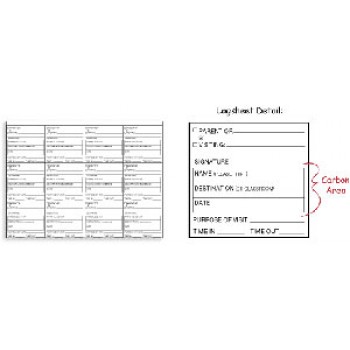 School Log Sheets Pack 100 Sheets